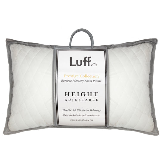 The Height Adjustable Prestige Bamboo Pillow - Luff Sleep
